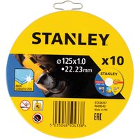 STANLEY 10x Cutting Discs - 125 x 1mm
STANLEY 10x Cutting Discs - 125 x 1mm