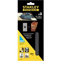 STANLEY FATMAX - 3x 240g 1/3 Mesh Sanding Sheets 93 x 230mm
STANLEY FATMAX - 3x 240g 1/3 Mesh Sanding Sheets 93 x 230mm