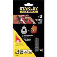 STANLEY FATMAX - 3x 80g Multi-Sander Mesh Sanding Sheets 
STANLEY FATMAX - 3x 80g Multi-Sander Mesh Sanding Sheets