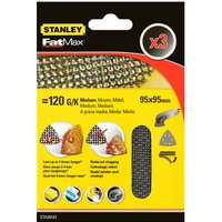 STANLEY FATMAX - 3x 120g Detail Mesh Sanding Sheets
STANLEY FATMAX - 3x 120g Detail Mesh Sanding Sheets