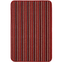 Java washable stripe mat -Red