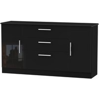 Kensington Wide 2 Door 3 Drawer Sideboard - Black
Kensington Wide 2 Door 3 Drawer Sideboard - Black
