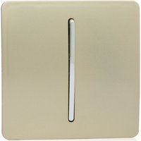 Trendi Switch 1 Gang Doorbell in Screwless Gold
Trendi Switch 1 Gang Doorbell in Screwless Gold