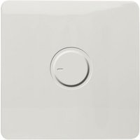 Trendi Switch 1 Gang 200 Watt Dimmer Light Switch in Screwless White
Trendi Switch 1 Gang 200 Watt Dimmer Light Switch in Screwless White