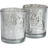 Set of 2 Tealight Candle Holder - Silver Mercury
Set of 2 Tealight Candle Holder - Silver Mercury