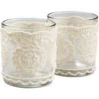Set of 2 Tealight Candle Holders - Lace
Set of 2 Tealight Candle Holders - Lace