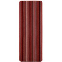 Java Washable Stripe Runner - Red - 67x180cm