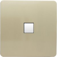 Trendi Switch 1 gang Cat 5 and 6 RJ45 PC Socket in Screwless Gold
Trendi Switch 1 gang Cat 5 and 6 RJ45 PC Socket in Screwless Gold