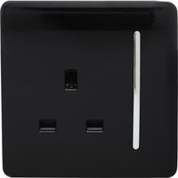 Trendi Switch 1 Gang 13 amp Plug Socket in Screwless Black
Trendi Switch 1 Gang 13 amp Plug Socket in Screwless Black