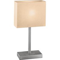 Eglo Pueblo 1 Touch Table Lamp - Nickel & Beige
Eglo Pueblo 1 Touch Table Lamp - Nickel & Beige