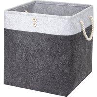 Felt Storage Box with Buttons