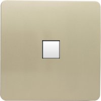 Trendi Switch 1 gang Telephone Socket in Screwless Gold
Trendi Switch 1 gang Telephone Socket in Screwless Gold