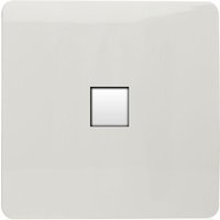 Trendi Switch 1 gang Telephone Socket in Screwless White
Trendi Switch 1 gang Telephone Socket in Screwless White