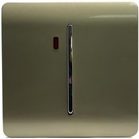 Trendi Switch 20 Amp Neon Insert Heavy Duty Switch in Screwless Gold
Trendi Switch 20 Amp Neon Insert Heavy Duty Switch in Screwless Gold