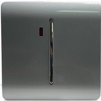 Trendi Switch 45 amp Neon Insert Cooker Switch in Screwless Silver
Trendi Switch 45 amp Neon Insert Cooker Switch in Screwless Silver