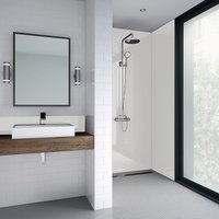 Wetwall White Gloss - 900mm - Square Edge - Laminate
Wetwall White Gloss - 900mm - Square Edge - Laminate