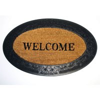Welcome oval coir doormat
Welcome oval coir doormat