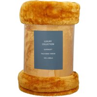 Faux Mink Throw - Ochre
Faux Mink Throw - Ochre
