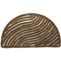 Coir & wire half moon doormat
Coir & wire half moon doormat