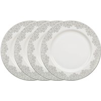 Denby Monsoon Filigree Silver Dinner Plates - 4 Piece Set
Denby Monsoon Filigree Silver Dinner Plates - 4 Piece Set