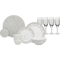 Denby Monsoon Filigree Silver 28 Piece Entertaining Set
Denby Monsoon Filigree Silver 28 Piece Entertaining Set