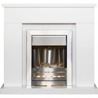 Adam Lomond in White with Helios Electric Fire in Brushed Steel
Adam Lomond in White with Helios Electric Fire in Brushed Steel