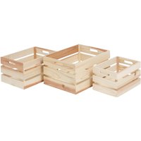 Natural Wooden Crates - Set of 3
Natural Wooden Crates - Set of 3