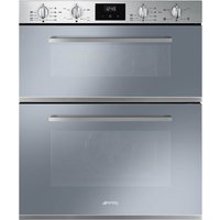 Smeg DUSF400S 60cm Cucina Stainless Steel and Silver Glass Double Under Counter Multifunction Oven
Smeg DUSF400S 60cm Cucina Stainless Steel and Silver Glass Double Under Counter Multifunction Oven