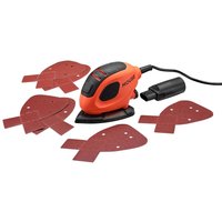 BLACK+DECKER 55W Corded Detail Mouse Sander with 6x Sanding Sheets (BEW230-GB)
BLACK+DECKER 55W Corded Detail Mouse Sander with 6x Sanding Sheets (BEW230-GB)