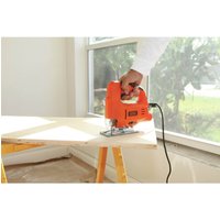 BLACK+DECKER Heavy Duty 400W Corded Jigsaw with Blade (KS501-GB) 
BLACK+DECKER Heavy Duty 400W Corded Jigsaw with Blade (KS501-GB)