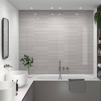 Manhattan Grey Ceramic Wall Tile - 250 x 400mm - 1.5sqm Pack 
Manhattan Grey Ceramic Wall Tile - 250 x 400mm - 1.5sqm Pack