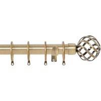 Harrison Drape Ball Cage Finial Curtain Pole - Antique Brass - 1.8m (28mm)
Harrison Drape Ball Cage Finial Curtain Pole - Antique Brass - 1.8m (28mm)