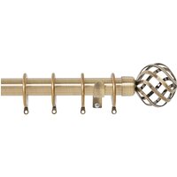 Harrison Drape Ball Cage Finial Curtain Pole - Antique Brass - 2.4m (28mm)
Harrison Drape Ball Cage Finial Curtain Pole - Antique Brass - 2.4m (28mm)