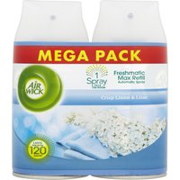 Airwick Max Twin Pack Refill Linen
Airwick Max Twin Pack Refill Linen