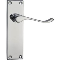 Homebuild Victorian Scroll Long Backplate Latch Lever Set - Polished Chrome
Homebuild Victorian Scroll Long Backplate Latch Lever Set - Polished Chrome