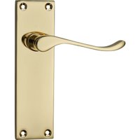 Homebuild Victorian Scroll Long Backplate Latch Lever Set - Polished Brass
Homebuild Victorian Scroll Long Backplate Latch Lever Set - Polished Brass