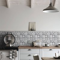 HoM Geo Moroccan Black & White Mosaic Tile - 297 x 297mm
HoM Geo Moroccan Black & White Mosaic Tile - 297 x 297mm