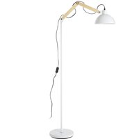 Blair White Wood Metal Floor Lamp
Blair White Wood Metal Floor Lamp