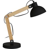 Blake Black Wood Table Lamp