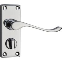 Homebuild Victorian Scroll Short Backplate Privacy Lever Set - Polished Chrome
Homebuild Victorian Scroll Short Backplate Privacy Lever Set - Polished Chrome