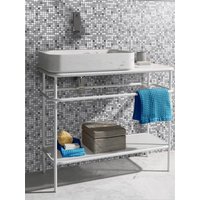 HoM Riyadh Silver Mosaic Tile (Self-Adhesive) - 305 x 305mm
HoM Riyadh Silver Mosaic Tile (Self-Adhesive) - 305 x 305mm