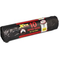 Bin Liners with Tie Handles - 100L - 10 Pack - Black
Bin Liners with Tie Handles - 100L - 10 Pack - Black