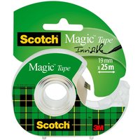 Scotch Magic Tape on Hand Held Dispenser - 19mm x 25m
Scotch Magic Tape on Hand Held Dispenser - 19mm x 25m