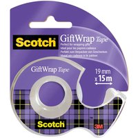Scotch GiftWrap Tape on Hand Held Dispenser - 19mm x 15m
Scotch GiftWrap Tape on Hand Held Dispenser - 19mm x 15m