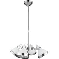 White Shade Chrome 4 Light Pendant Light
White Shade Chrome 4 Light Pendant Light