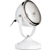 Spot White and Chrome Table Lamp