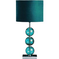 Mistro Teal Suede Effect Shade Table Lamp
Mistro Teal Suede Effect Shade Table Lamp