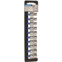 Silverline 10 Piece Socket Set 1/2 6 Point Metric - 10-19mm
Silverline 10 Piece Socket Set 1/2 6 Point Metric - 10-19mm