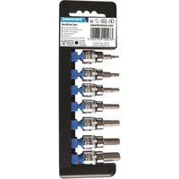 Silverline 7 Piece Hex Bit Set 3/8 Drive Hex 3-10mm
Silverline 7 Piece Hex Bit Set 3/8 Drive Hex 3-10mm