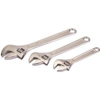 Silverline Adjustable Wrench Set - 150 200 250mm
Silverline Adjustable Wrench Set - 150 200 250mm